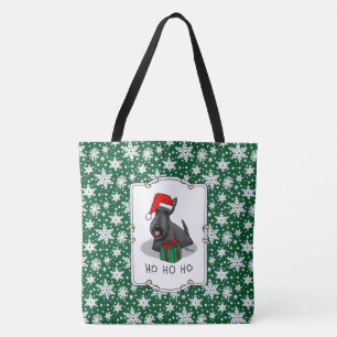Weihnachts-Weihnachtsmannmütze Scottish Terrier (s Tasche