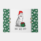 Weihnachts-Weihnachtsmannmütze Sibirischer Husky ( Fußmatte (Vorderseite)