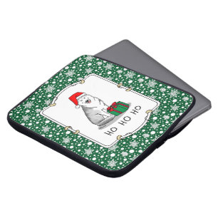 Weihnachts-Weihnachtsmannmütze Sibirischer Husky ( Laptopschutzhülle