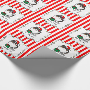 Weihnachts-Weihnachtsmannmütze Spitz (in drei Farb Geschenkpapier