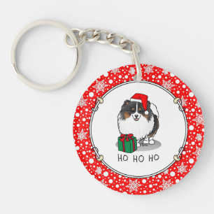 Weihnachts-Weihnachtsmannmütze Spitz (in drei Farb Schlüsselanhänger