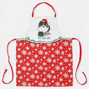 Weihnachts-Weihnachtsmannmütze Spitz (in drei Farb Schürze