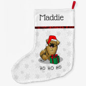 Weihnachts-Weihnachtsmannmütze Tibetisch Spanisch  Großer Weihnachtsstrumpf (Rückseite)