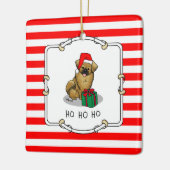 Weihnachts-Weihnachtsmannmütze Tibetisch Spanisch Keramikornament (Links)