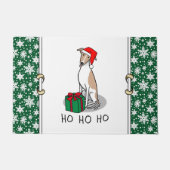 Weihnachts-Weihnachtsmannmütze Whippet Hund Fawn & Fußmatte (Vorderseite)