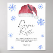 Weihnachts-Weihnachtsmannmütze - Windelraffinerie Poster (Vorne)