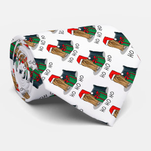 Weihnachts-Weihnachtsmannmütze Yorkshire Terrier Y Krawatte