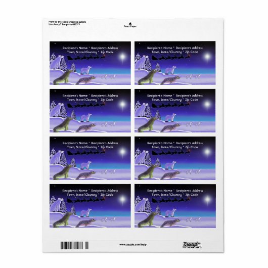 Weihnachts-Weihnachtsmarken (Vorne)