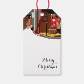 Weihnachts-Weihnachtsmarken in Paris Geschenkanhänger (Vorderseite)