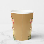 Weihnachts-Weihnachtsmarkt-Gold-Papier-Cups Pappbecher (Rechts)