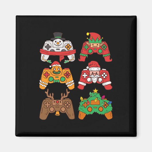 Weihnachts-Weihnachtsmeisterschaften Spielautomate Magnet (Vorne)