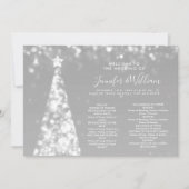 Weihnachts-Weihnachtsmenü Einladung (Vorderseite)