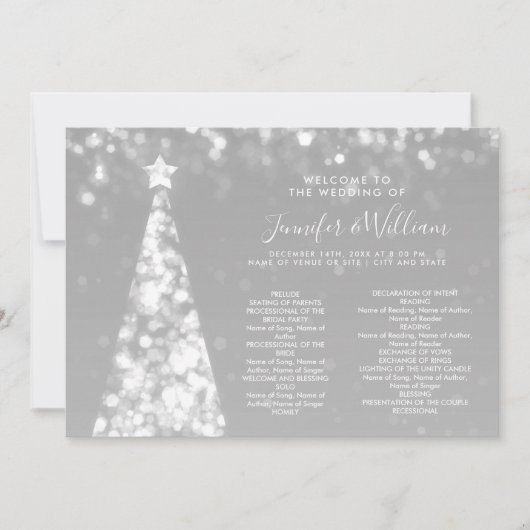 Weihnachts-Weihnachtsmenü Einladung (Vorderseite)