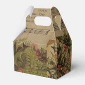 Weihnachts-Weihnachtsmusikblatt Feiertag Geschenkschachtel (Rückseite)