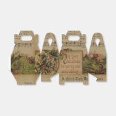 Weihnachts-Weihnachtsmusikblatt Feiertag Geschenkschachtel (Ungefaltet)