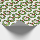 Weihnachts-Weihnachtsmuster Geschenkpapier (Ecke)