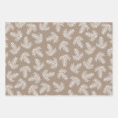 Weihnachts-Weihnachtsmuster Sterne und Baum Geschenkpapier Set (Vorderseite 2)