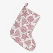 Weihnachts-Weihnachtsmuster - Strumpf Kleiner Weihnachtsstrumpf (Vorderansicht (hängend))