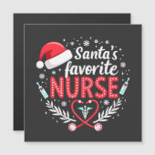 Weihnachts-Weihnachtsnachtsnachtsernährung des Wei Magnetkarte (Vorne/Hinten)