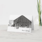 Weihnachts-Weihnachtspferd Feiertagskarte (Vorderseite)