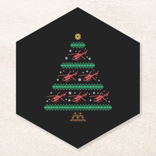 Weihnachts-Weihnachtspiloten-Weihnachtsgeschenk Untersetzer (Vorderseite)