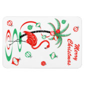 Weihnachts-Weihnachtsportrait Magnet (Horizontal)