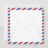 Weihnachts-Weihnachtspost-Umschlag Geburtstagspart Einladung (Rückseite)