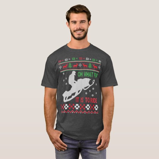 Weihnachts-Weihnachtspulli T-Shirt (Vorne ganz)