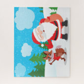 Weihnachts-Weihnachtspuzzle Puzzle (Vertikal)