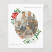 Weihnachts-Weihnachtsrahmen für Poinsettia Blume (Vorderseite)