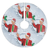 Weihnachts-Weihnachtsrock Polyester Weihnachtsbaumdecke (Vorderseite)