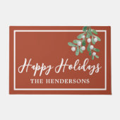 Weihnachts-Weihnachtsrost für individuelle Feierta Fußmatte (Vorderseite)