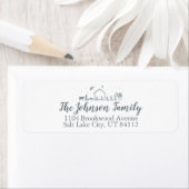 Weihnachts-Weihnachtsrückgabe-Etikett (Insitu)