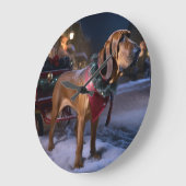 Weihnachts-Weihnachtssaison Große Wanduhr (Winkel)