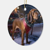 Weihnachts-Weihnachtssaison Keramik Ornament (Links)