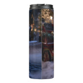 Weihnachts-Weihnachtssaison Thermosbecher (Rückseite)