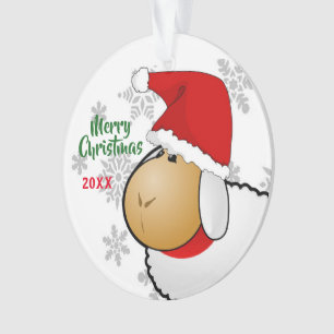 Weihnachts-Weihnachtsschaf-Cartoon Ornament
