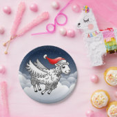 Weihnachts-Weihnachtsschaf Pappteller (Party)