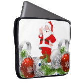 Weihnachts-Weihnachtsschläfchen, 15 Zoll, Santa Laptopschutzhülle (Vorne Rechts)