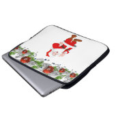 Weihnachts-Weihnachtsschläfchen, 15 Zoll, Santa Laptopschutzhülle (Vorne Knopf)