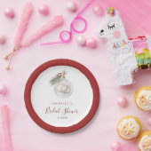 Weihnachts-Weihnachtsschmuck-Brautparty Pappteller (Party)