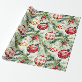 Weihnachts-Weihnachtsschmuck Geschenkpapier