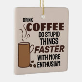 Weihnachts-Weihnachtsschmuck im sonnigen Jahr Keramikornament (Rechts)