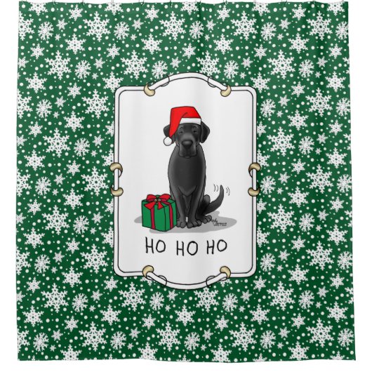 Weihnachts-Weihnachtsschmuck Niedlich Duschvorhang (Vorderseite)