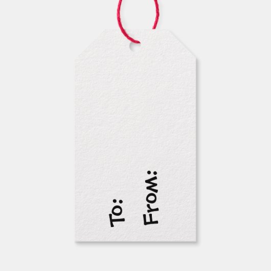 Weihnachts-Weihnachtsschmuck Niedlich Geschenkanhänger (Rückseite)