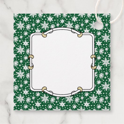 Weihnachts-Weihnachtsschmuck Niedlich Geschenkanhänger (Rückseite)