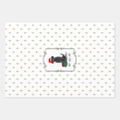 Weihnachts-Weihnachtsschmuck Niedlich Geschenkpapier Set (Vorderseite 3)