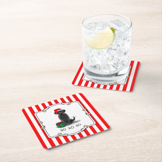 Weihnachts-Weihnachtsschmuck Niedlich Rechteckiger Pappuntersetzer (Vor Ort)