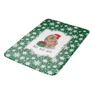 Weihnachts-Weihnachtsschmuck (Zimt) Niedlich Badematte