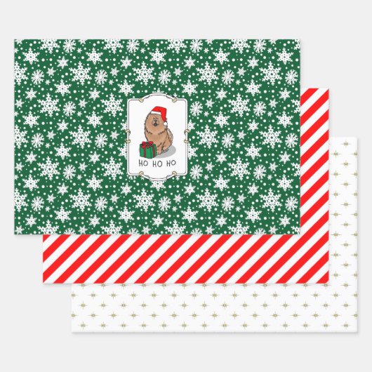 Weihnachts-Weihnachtsschmuck (Zimt) Niedlich Geschenkpapier Set (Set)